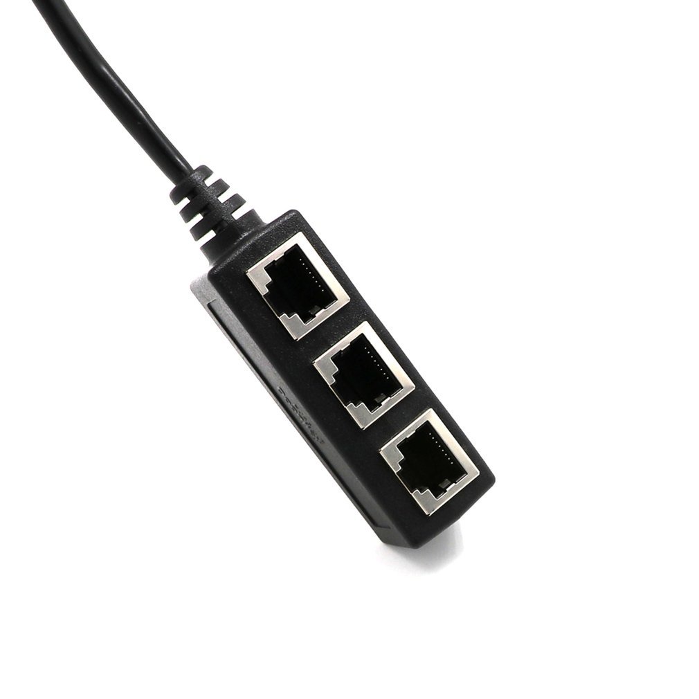 Splitter Ethernet RJ45 Cable Adapter 1 Male to 2/3 Female Port Lan Network Connector Wire Ethernet RJ45 Cable Adapter