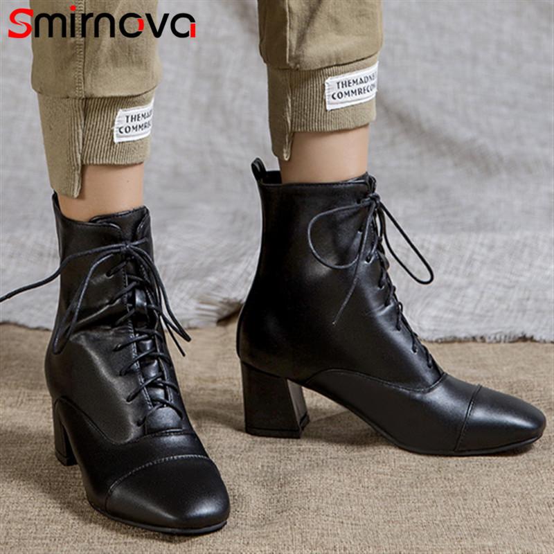 Boots Smirnova 2021 Autumn Fashion Riding Black Shoes High Heels Lace Up Quality Women Winter
Boots Smirnova 2021 Autumn Fashion Riding Black Shoes High Heels Lace Up Quality Women Winter