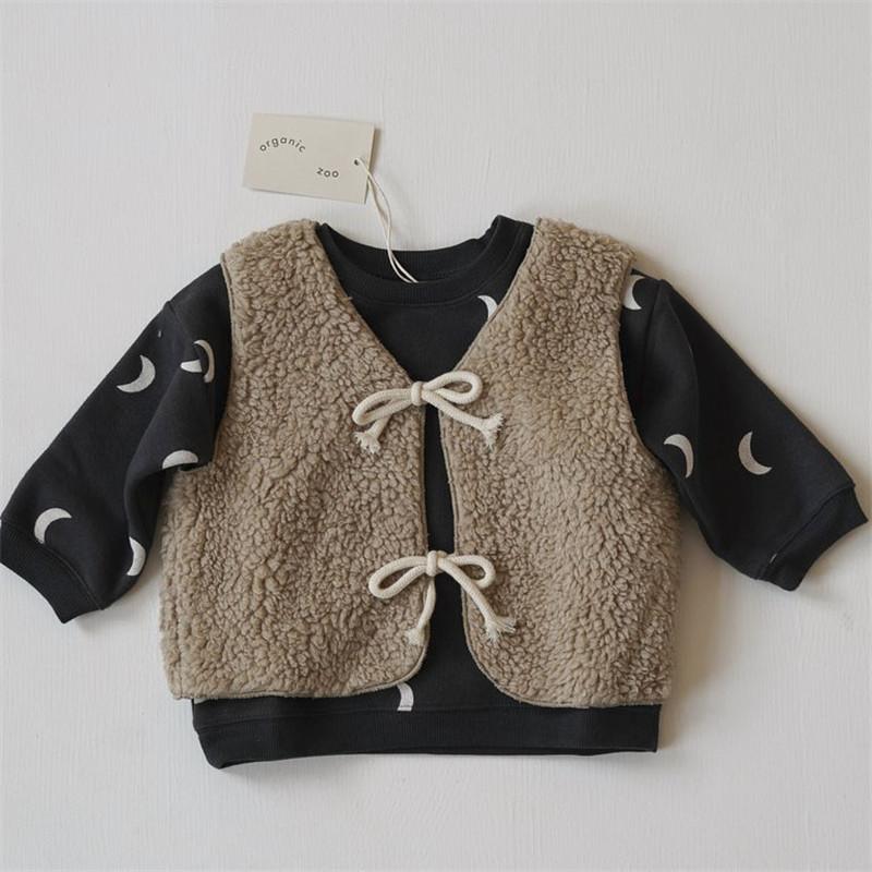 Vest EnkeliBB O*Z Baby Casual For Autumn Winter Lovely Sleeveless Brand Designer Kawaii Clothing, Blue
Vest EnkeliBB O*Z Baby Casual For Autumn Winter Lovely Sleeveless Brand Designer Kawaii Clothing, Blue