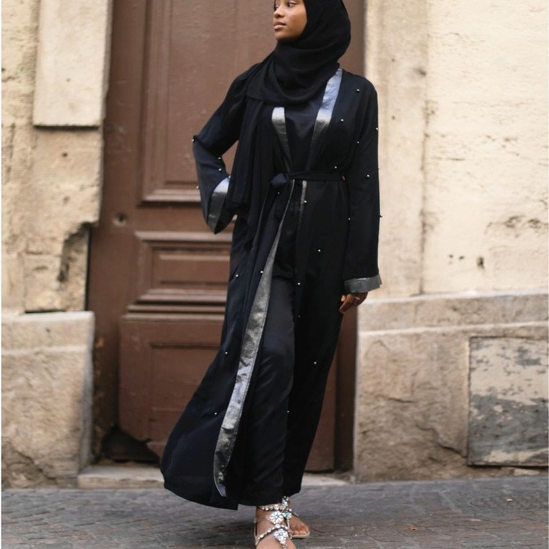 Elegant Muslim Abaya Dress Women Bead Lace-up Morcoccan Kaftan Long Robe Islamic Clothing Turkish Ramadan Musulman Hijab Abayas
Elegant Muslim Abaya Dress Women Bead Lace-up Morcoccan Kaftan Long Robe Islamic Clothing Turkish Ramadan Musulman Hijab Abayas