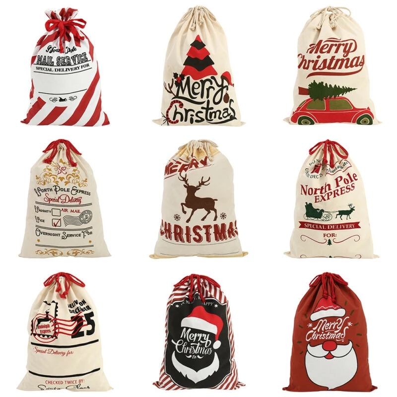Christmas Party Decorations Santa Sack Bag Deer Drawstring Canvas Candy Gift Stockings New Year Xmas Home Indoor Decor
Christmas Party Decorations Santa Sack Bag Deer Drawstring Canvas Candy Gift Stockings New Year Xmas Home Indoor Decor