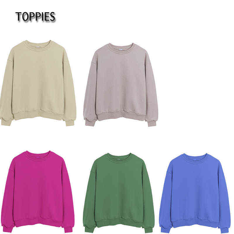 Toppies Autumn Winter women fashion long sleeve Fleece Hooded Sweatshirts + Fleece warm pants Solid color Sportswear 211108