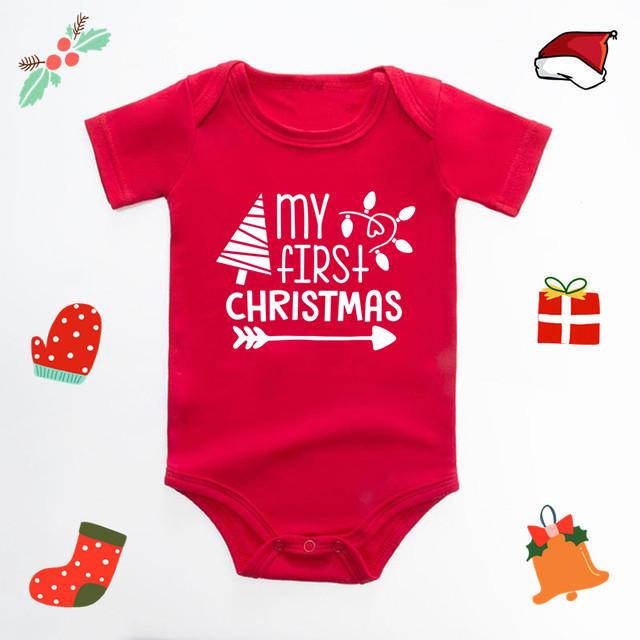 Rompers My First Christmas Letter Print Romper Jumpsuit Infant Born Baby Girls Boys Short Sleeve Outfit Clothes, Blank
Rompers My First Christmas Letter Print Romper Jumpsuit Infant Born Baby Girls Boys Short Sleeve Outfit Clothes, Blank