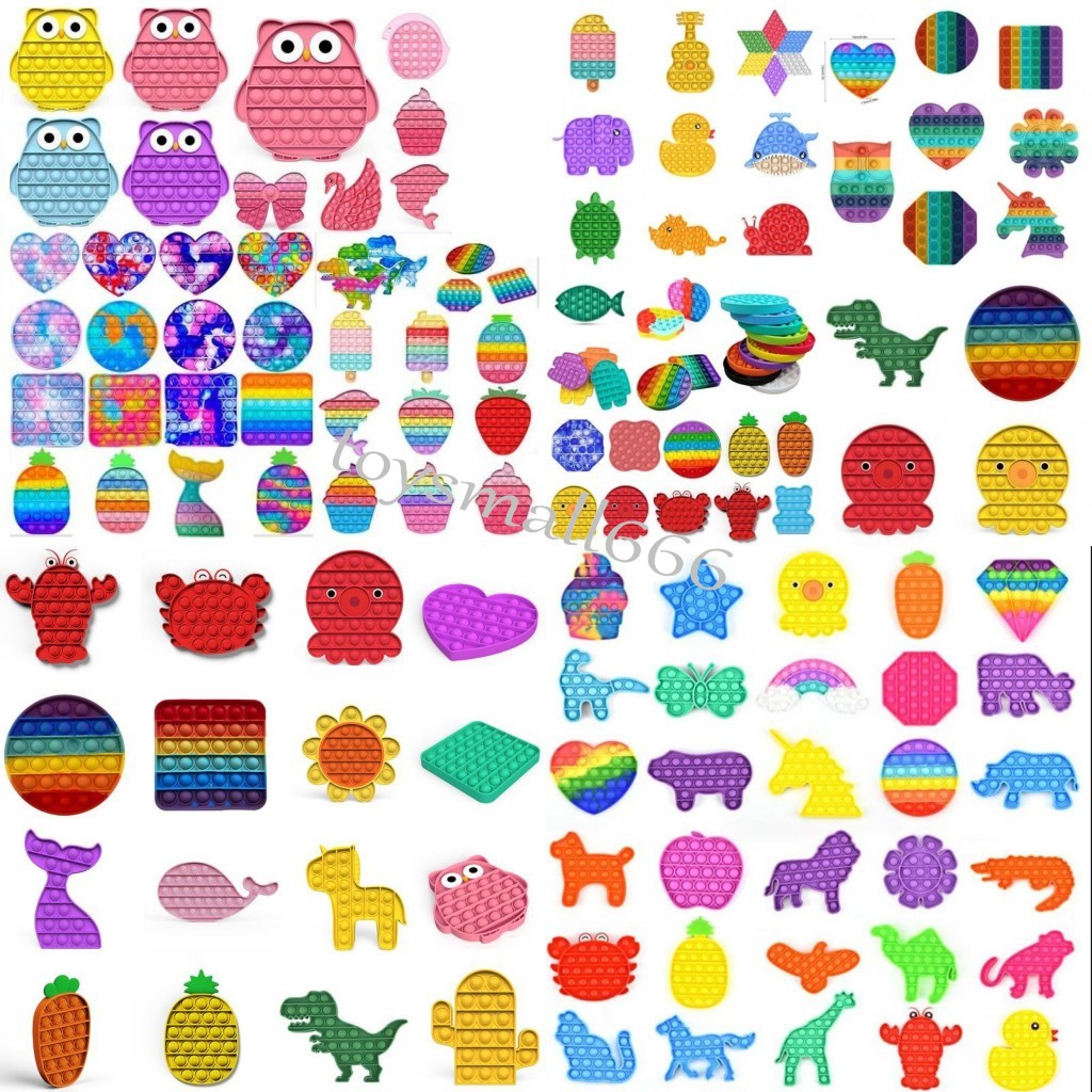 US STOCK Tiktok Fluorescence Rainbow Push Bubble it Fidget Sensory Toys Pendents Stress Reliever Stress Relief Toys Anxiety For Kids Birthday Party
US STOCK Tiktok Fluorescence Rainbow Push Bubble it Fidget Sensory Toys Pendents Stress Reliever Stress Relief Toys Anxiety For Kids Birthday Party