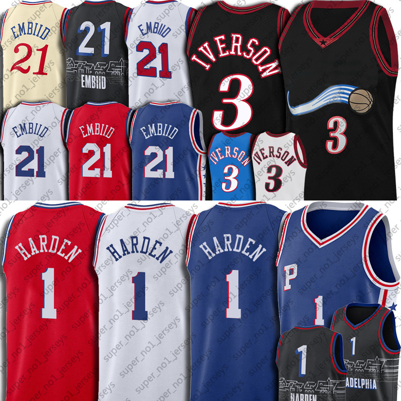 2022 Trade James 1 Jersey Harden Basketball Joel 21 Embiid Retro 3 Allen Iverson Jerseys Throwback Julius 6 Erving City Season
2022 Trade James 1 Jersey Harden Basketball Joel 21 Embiid Retro 3 Allen Iverson Jerseys Throwback Julius 6 Erving City Season