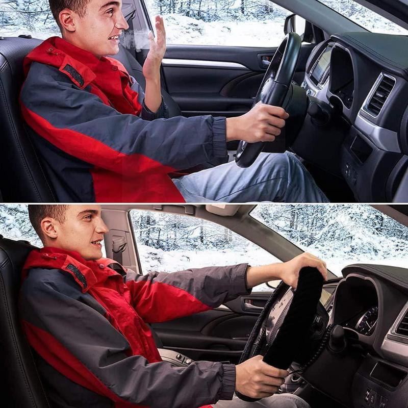 Steering Wheel Covers 38CM Car Auto Heated Cover Non-slip Wholesale Interior Accessories Universal 12V Styling Heating Winter Q6Y6
Steering Wheel Covers 38CM Car Auto Heated Cover Non-slip Wholesale Interior Accessories Universal 12V Styling Heating Winter Q6Y6