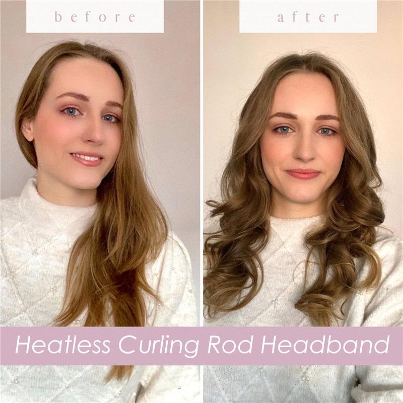 Party Favor Wave Formers Heatless Curling Rod Headband Lazy No Heat Silk Ribbon Set Sleeping Soft DIY Scrunchiest Kit Tools