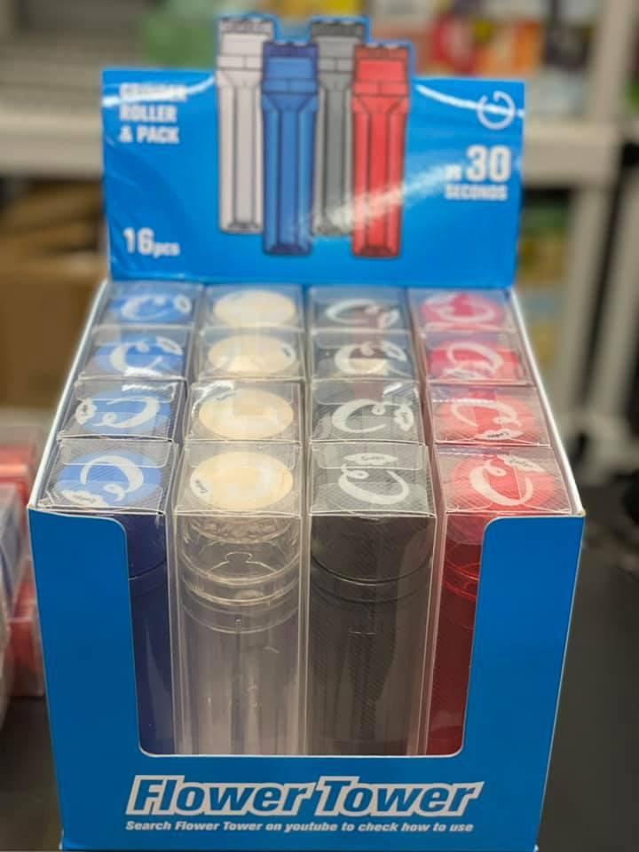 smoke NEW flower tower Plastic Herb Grinder horn cookies pre roll cone roller 16pcs display
smoke NEW flower tower Plastic Herb Grinder horn cookies pre roll cone roller 16pcs display