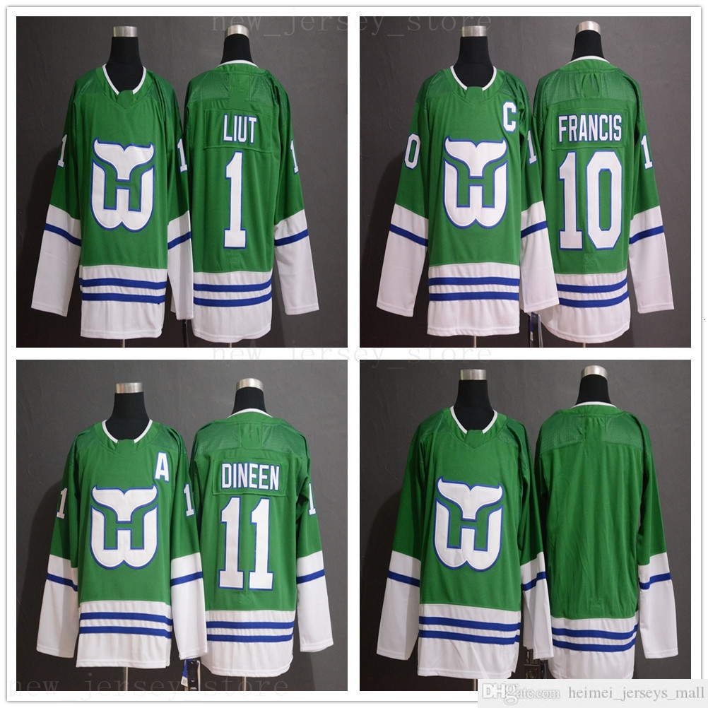 2021 news Hartford Whalers 10 Ron Francis Jersey Mens Stitched Hockey 1 Mike Liut 11 Kevin Dineen Jersey Green Black White size S-XXXL, Black;red
2021 news Hartford Whalers 10 Ron Francis Jersey Mens Stitched Hockey 1 Mike Liut 11 Kevin Dineen Jersey Green Black White size S-XXXL, Black;red