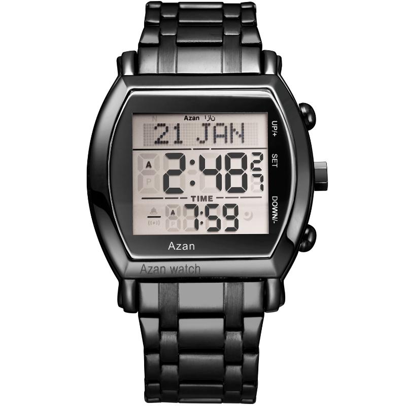 Arrival Muslim Prayer Montre Watch Rose Gold Stainless Steel Islamic Azan Wrist Digital Led 6007 Wristwatches, Slivery;brown
Arrival Muslim Prayer Montre Watch Rose Gold Stainless Steel Islamic Azan Wrist Digital Led 6007 Wristwatches, Slivery;brown