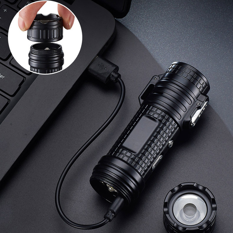 3 In 1 Torch Cigar Lighter Multifunction Windproof Jet Flame Electric Arc Pulse Lighter with LED Flashlight Creactive91876819510667