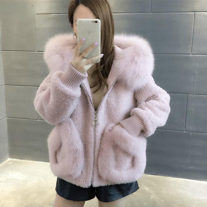 Women's Jackets 2021 Style Hooded Double Pockets Faux Fur Coat Autumn Winter Solid Color Zip Jacket Fashion Sweet Women Tops, Black;brown
Women's Jackets 2021 Style Hooded Double Pockets Faux Fur Coat Autumn Winter Solid Color Zip Jacket Fashion Sweet Women Tops, Black;brown