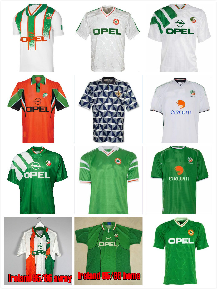 1990 1994 Thailand Ireland RETRO soccer jersey vintage football shirt Republic of Ireland National Team Jerseys 90 World cup kit green white
1990 1994 Thailand Ireland RETRO soccer jersey vintage football shirt Republic of Ireland National Team Jerseys 90 World cup kit green white