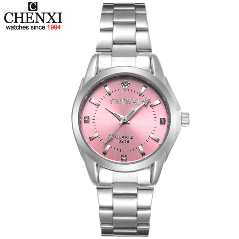 Wristwatches 2021 Fashion Colors Chenxi Cx021b Brand Relogio Luxury Women's Casual Watches Waterproof Watch Women Dress Rhinestone, Pink dial
Wristwatches 2021 Fashion Colors Chenxi Cx021b Brand Relogio Luxury Women's Casual Watches Waterproof Watch Women Dress Rhinestone, Pink dial