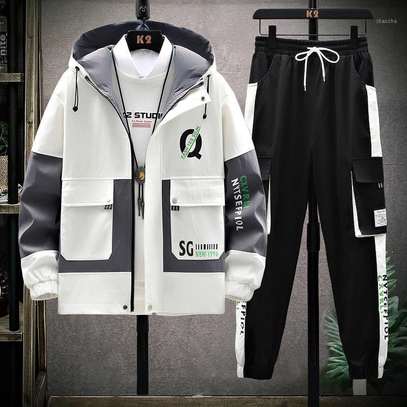 Men's Tracksuits Men Sets Spring And Autumn Tooling Jacket Suit Two-piece Trend Korean Student Ins 2021 Japanese Style Clothing, Beige
Men's Tracksuits Men Sets Spring And Autumn Tooling Jacket Suit Two-piece Trend Korean Student Ins 2021 Japanese Style Clothing, Beige