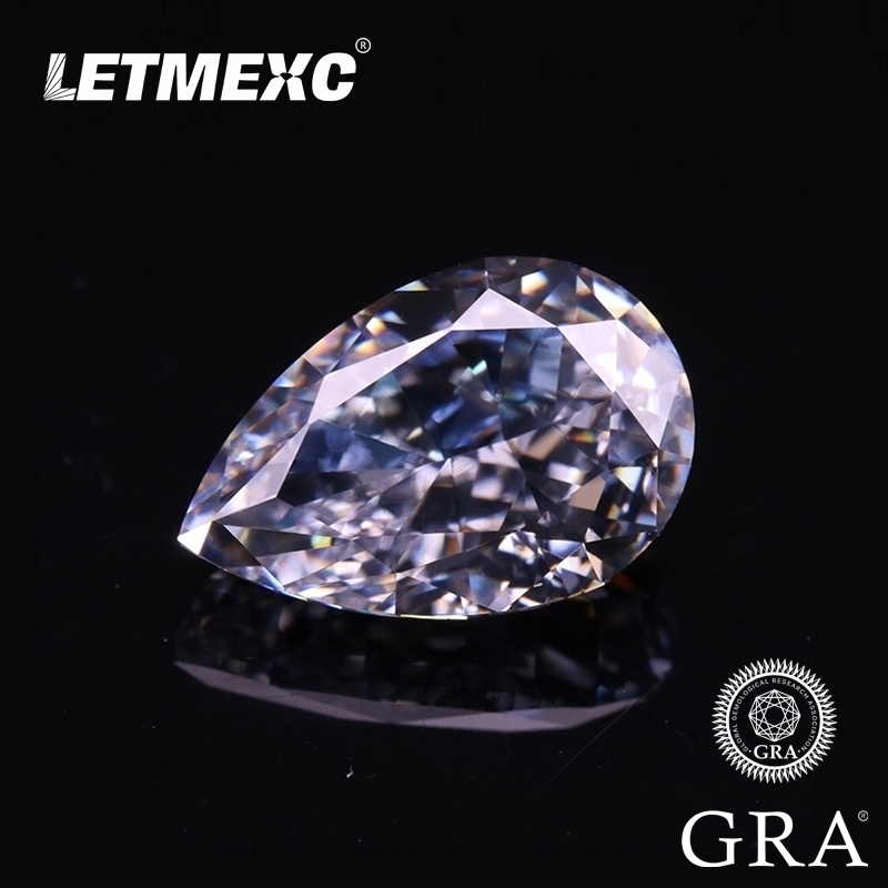 Letmexc Loose Moissanite Diamond Gemstones D Color VVS1 Pear Cut for Custom Jewelery with GRA Certificate
Letmexc Loose Moissanite Diamond Gemstones D Color VVS1 Pear Cut for Custom Jewelery with GRA Certificate
