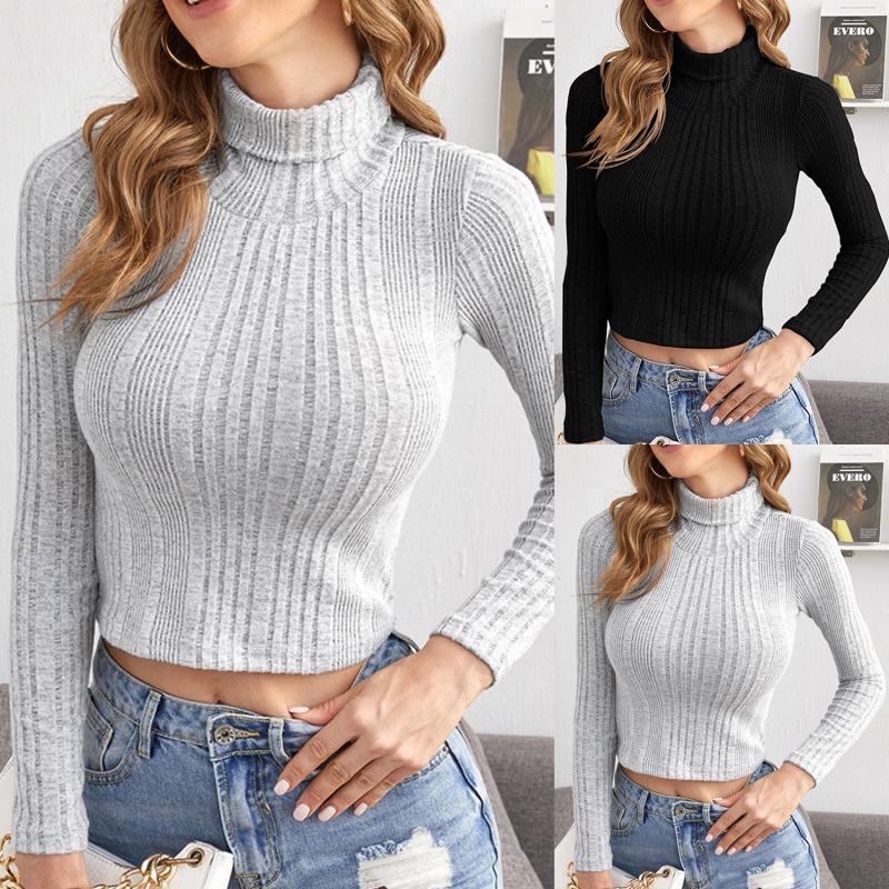 Women's Sweaters 2021 Autumn Winter Thick Sweater Women Knitted Ribbed Pullover Long Sleeve Turtleneck Slim Jumper Soft Warm Pull Femme, White;black
Women's Sweaters 2021 Autumn Winter Thick Sweater Women Knitted Ribbed Pullover Long Sleeve Turtleneck Slim Jumper Soft Warm Pull Femme, White;black