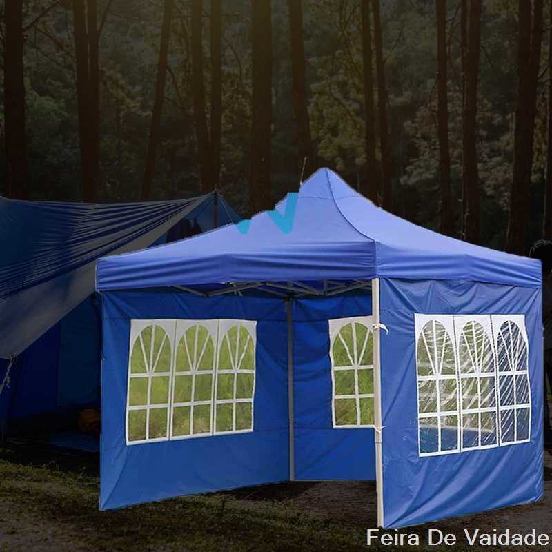 1pcs Four-corner Folding Tent Cloth Custom Waterproof Cloth Outdoor Camping Stall Tent Cloth Waterproof (Only One Wall) Y0706