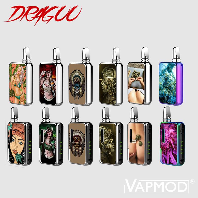 Authentic VAPMOD Vmod Dragoo 3D Mod 650mAh Preheating Vaporizer Vape Box Variable Voltage VV Battery for 510 Thick Oil Cartridges Tanks, Multi
Authentic VAPMOD Vmod Dragoo 3D Mod 650mAh Preheating Vaporizer Vape Box Variable Voltage VV Battery for 510 Thick Oil Cartridges Tanks, Multi