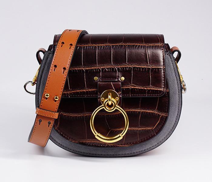 Designer- Tess Saddle Bag Women Genuine Leather Crossbody Shoulder Saddle Purse Bracelet Handbag Croco Embossed Yw
Designer- Tess Saddle Bag Women Genuine Leather Crossbody Shoulder Saddle Purse Bracelet Handbag Croco Embossed Yw