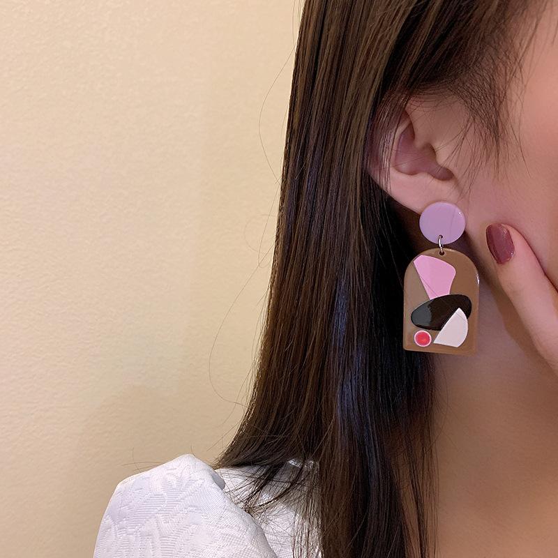Dangle & Chandelier Hyperbole Arcylic Geometrical Circle Pink Cactus Earring For Women Contrast Color Plant Summer Jewelry Pendientes, Silver
Dangle & Chandelier Hyperbole Arcylic Geometrical Circle Pink Cactus Earring For Women Contrast Color Plant Summer Jewelry Pendientes, Silver