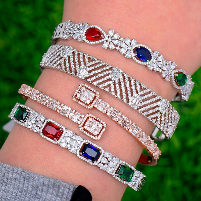 Bangle Soramoore Trendy Luxury Stackable For Women Wedding Full Cubic Zircon Crystal CZ Dubai White Bracelet Party Jewelry 2021
Bangle Soramoore Trendy Luxury Stackable For Women Wedding Full Cubic Zircon Crystal CZ Dubai White Bracelet Party Jewelry 2021