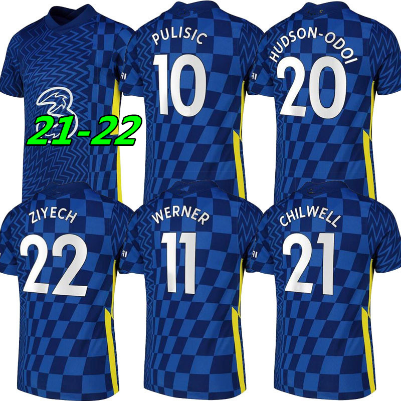 thailand 21 22 WERNER PULISIC KANTE Men soccer jerseys sets uniform MOUNT CHILWELL ZIYECH 2021 2022 season home blue Football kits shirts, Black;yellow
thailand 21 22 WERNER PULISIC KANTE Men soccer jerseys sets uniform MOUNT CHILWELL ZIYECH 2021 2022 season home blue Football kits shirts, Black;yellow