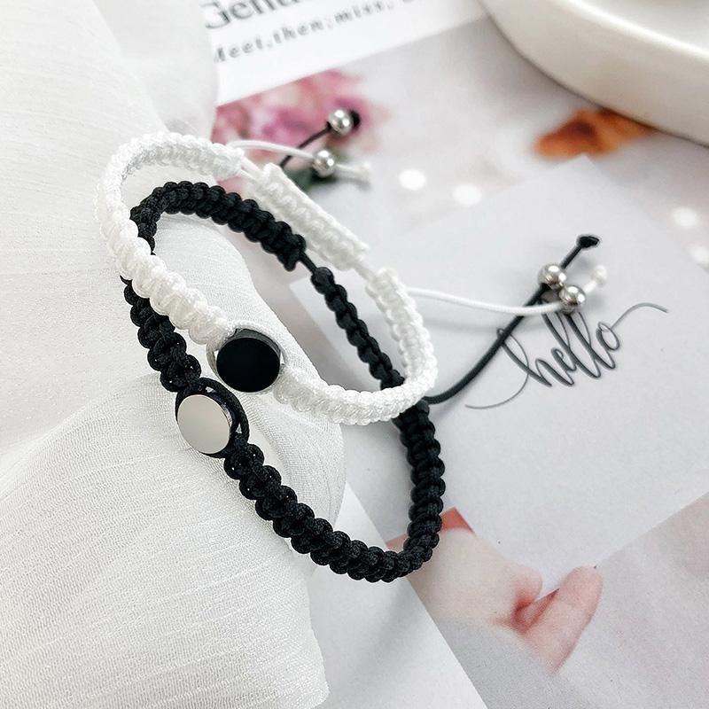 Link, Chain HANDEMADE BRAIDED ROPE BRACELET For WOMEN MEN COUPLES ADJUSTABLE STRING JEWELRY