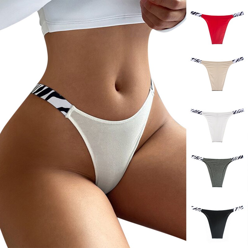 New Women Underwear Panties Cotton Sexy Thong Soft Low Waist Women' G-Strings Breathable Comfortable Fashion Lingerie, As pics
New Women Underwear Panties Cotton Sexy Thong Soft Low Waist Women' G-Strings Breathable Comfortable Fashion Lingerie, As pics