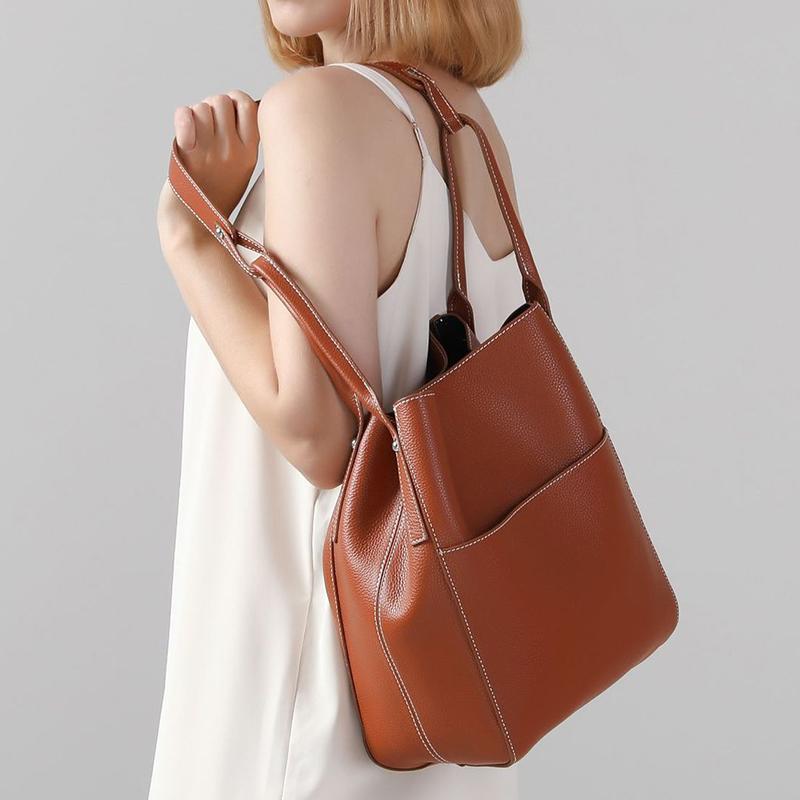 Evening Bags Fashion Genuine Leather Shoulder Bag Women Large Capacity Casual Tote Baguette Ladies Handle Handbag Female Shopper
Evening Bags Fashion Genuine Leather Shoulder Bag Women Large Capacity Casual Tote Baguette Ladies Handle Handbag Female Shopper