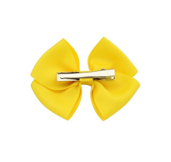 20 Colors Kids Girls Hair Accessories Fashion Popular Boutique Hair clips Grosgrain Ribbon Bows Clips Children Hairpins Barrettes