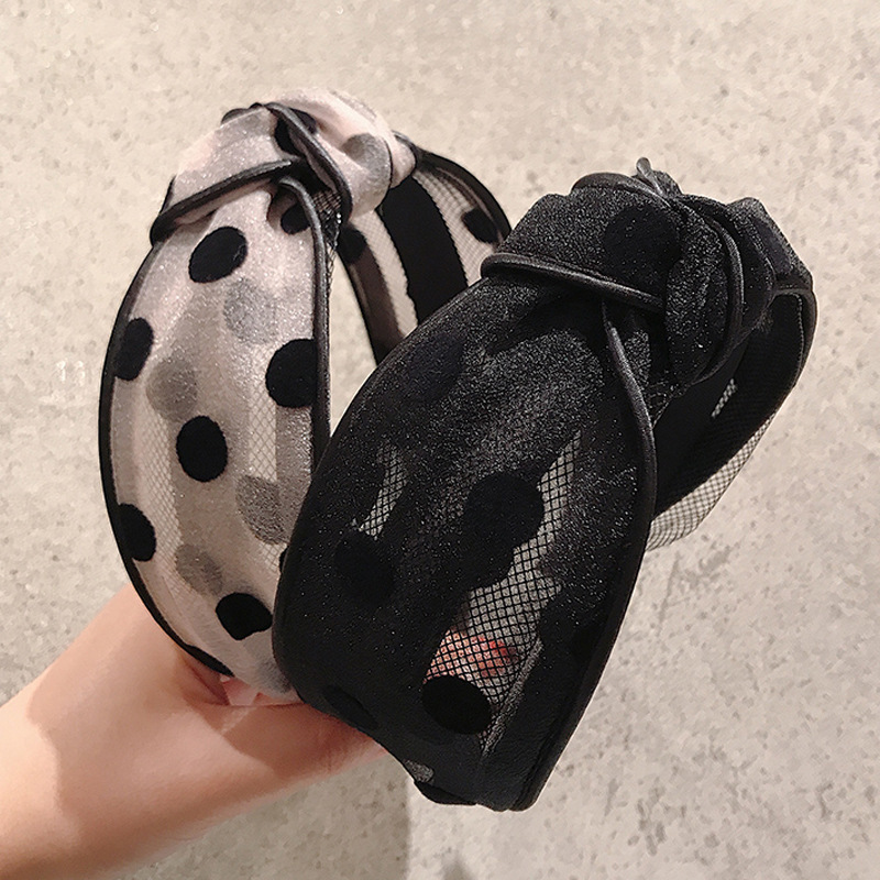 hairbands Girls Hairband Fashion Pot Embroidery Knot Headwraps Black Temperament Headband Mesh Hairpin Jewelry Accessories 
hairbands Girls Hairband Fashion Pot Embroidery Knot Headwraps Black Temperament Headband Mesh Hairpin Jewelry Accessories