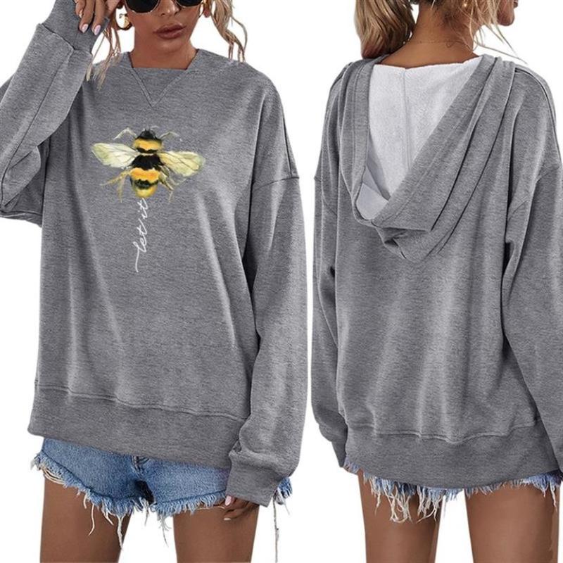 Women's Hoodies & Sweatshirts BEE GRATEFUL Print 2021 Autumn Winter Style Plus Fleece Hooded Sweater Women Casual Loose Top, Black
Women's Hoodies & Sweatshirts BEE GRATEFUL Print 2021 Autumn Winter Style Plus Fleece Hooded Sweater Women Casual Loose Top, Black