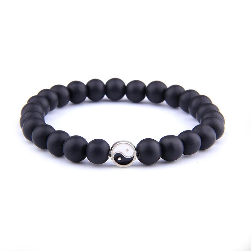 Beaded, Strands Classic Natural Stone Black And White Yin Yang Tai Chi Handmade Beaded Bracelet Men Women Beach Leisure Gift
Beaded, Strands Classic Natural Stone Black And White Yin Yang Tai Chi Handmade Beaded Bracelet Men Women Beach Leisure Gift