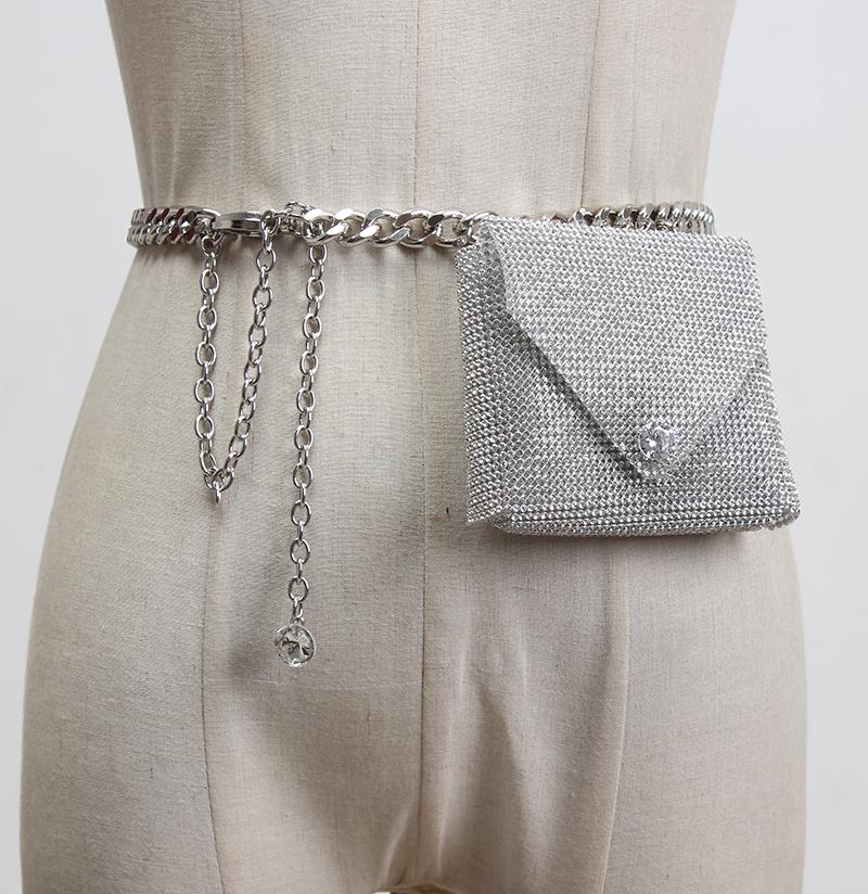 Waist Bags Plus Size Chain Fanny Packs Women Rhinestone White Black MIni Flap Coin Lipstick Key Crossbody PVC Shoulder Bag
Waist Bags Plus Size Chain Fanny Packs Women Rhinestone White Black MIni Flap Coin Lipstick Key Crossbody PVC Shoulder Bag
