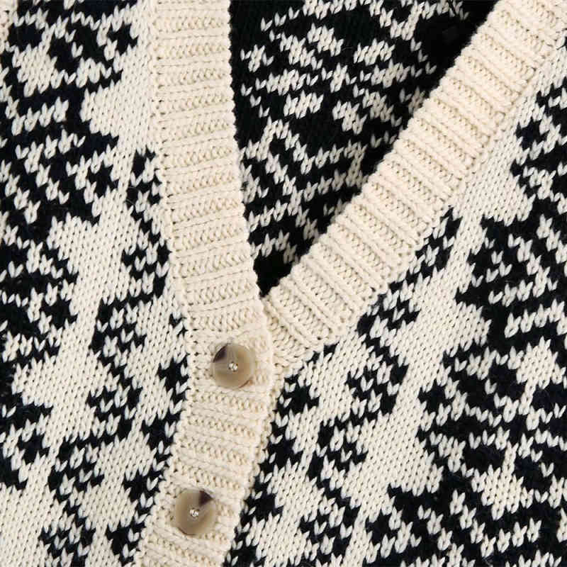 Vintage Woman Beige Embroidery Vest Coats Spring Fashion Laides Soft Sleeveless Knitwear Feamle Casual Tank Cardigan 210515