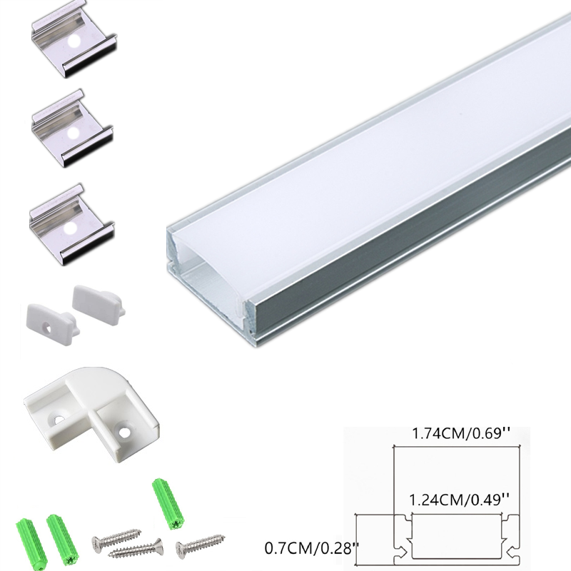 Lamp Covers & Shades 5/10-Pack 3.3FT 1M Strip Aluminum Channel U Shape With Diffuser,Under Cabinet Counter Show Case 12V24V Tape Light Profi
Lamp Covers & Shades 5/10-Pack 3.3FT 1M Strip Aluminum Channel U Shape With Diffuser,Under Cabinet Counter Show Case 12V24V Tape Light Profi