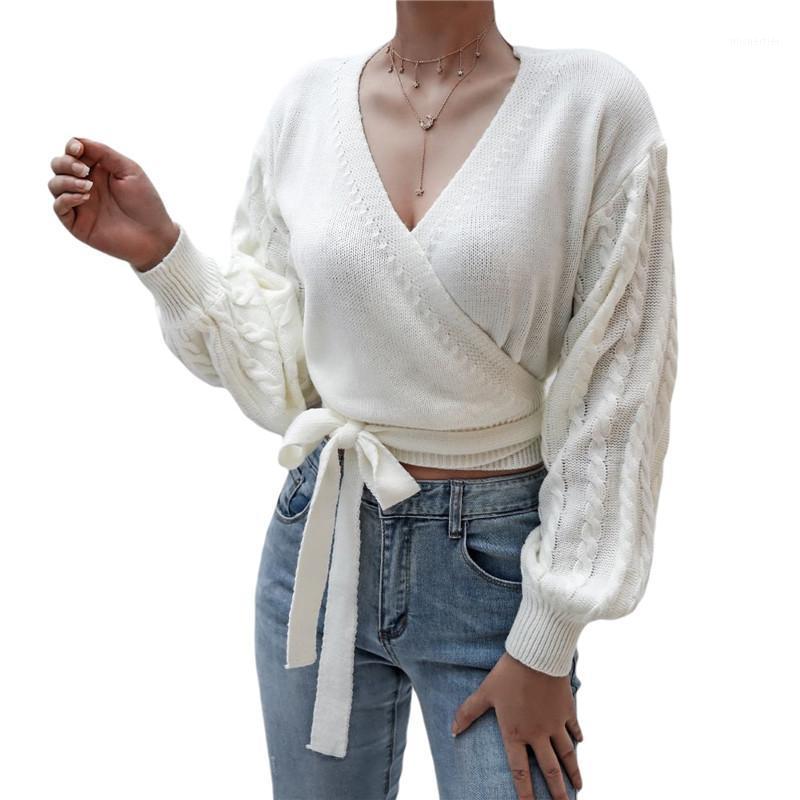 autumn spring women's cross wrap v-neck sweater knitwear fashion ol casual long sleeve rib knit ted lace-up crop sweaters, White;black
autumn spring women's cross wrap v-neck sweater knitwear fashion ol casual long sleeve rib knit ted lace-up crop sweaters, White;black