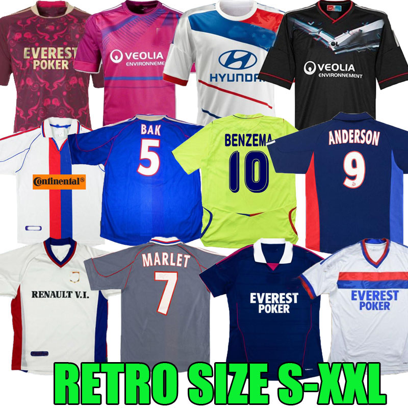 Retro Olympique Lyonnais Lyon Soccer Jersey 00 01 02 08 09 10 11 12 13 21 22 Carriere GOVOU GOURCUFF TOULALAN JUNINHO BASTOS BENZEMA MARLET, 01 02 third
Retro Olympique Lyonnais Lyon Soccer Jersey 00 01 02 08 09 10 11 12 13 21 22 Carriere GOVOU GOURCUFF TOULALAN JUNINHO BASTOS BENZEMA MARLET, 01 02 third