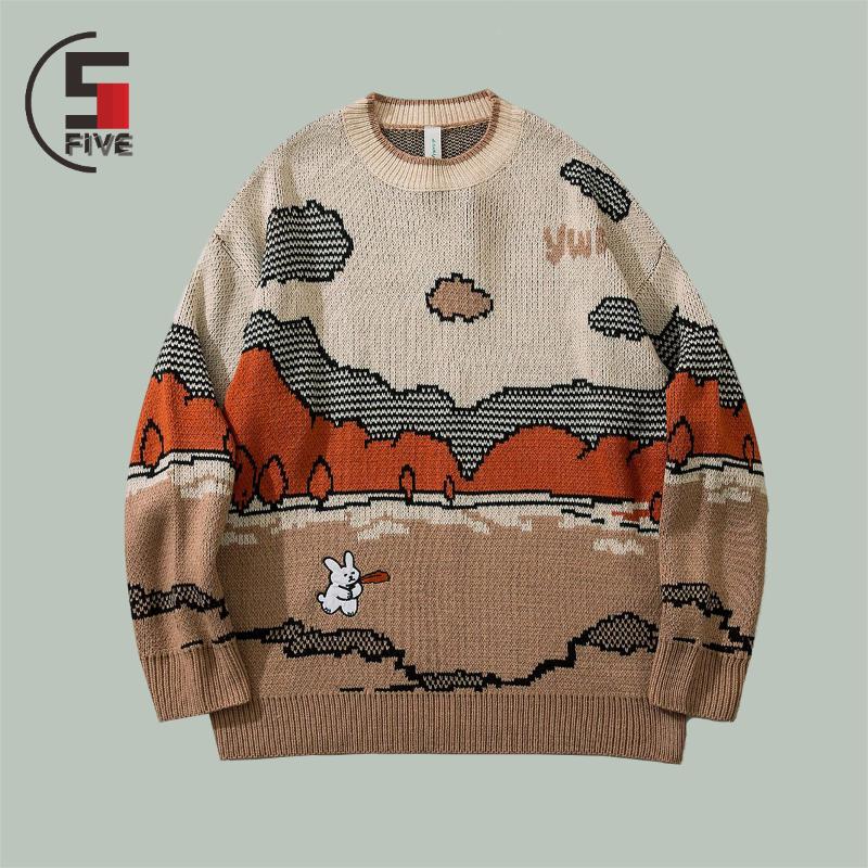 Men's Sweaters Wool Knitted Sweater Mens Cartoon Pattern Vintage Street Hip Hop 2021 Winter Japanese Harajuku Pullovers Unisex, White;black
Men's Sweaters Wool Knitted Sweater Mens Cartoon Pattern Vintage Street Hip Hop 2021 Winter Japanese Harajuku Pullovers Unisex, White;black