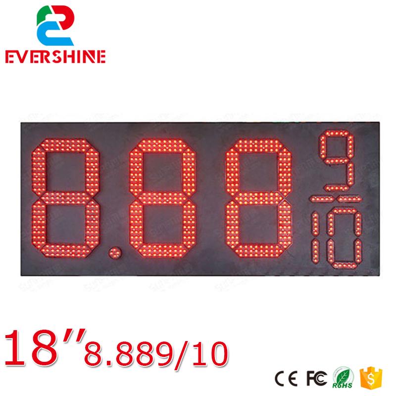 18'' Red 7 Segment Oil And Gas Fuel/diesel 8.889/10 Digital Numbers Led Gas/oil/petrol Station Price Display Sign Board Screen Modules
18'' Red 7 Segment Oil And Gas Fuel/diesel 8.889/10 Digital Numbers Led Gas/oil/petrol Station Price Display Sign Board Screen Modules