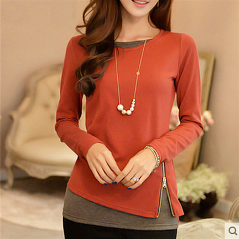 Women t Casual Long Sleeve Tops Zipper Fake Two Pieces Tee Shirt Fashion Ladies Tunic Tops Plus Size 5XL, 2#
Women t Casual Long Sleeve Tops Zipper Fake Two Pieces Tee Shirt Fashion Ladies Tunic Tops Plus Size 5XL, 2#