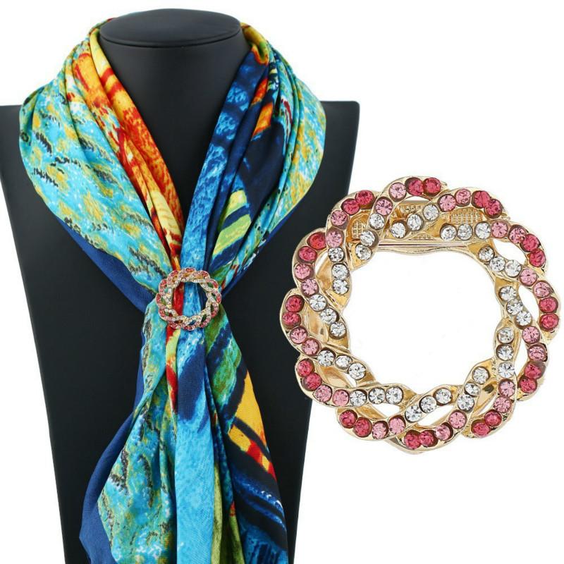 Pins, Brooches Superior Quality Silk Scarf Buckle Fashion Rhinestone Garland Brooch Dual Purpose 
Pins, Brooches Superior Quality Silk Scarf Buckle Fashion Rhinestone Garland Brooch Dual Purpose