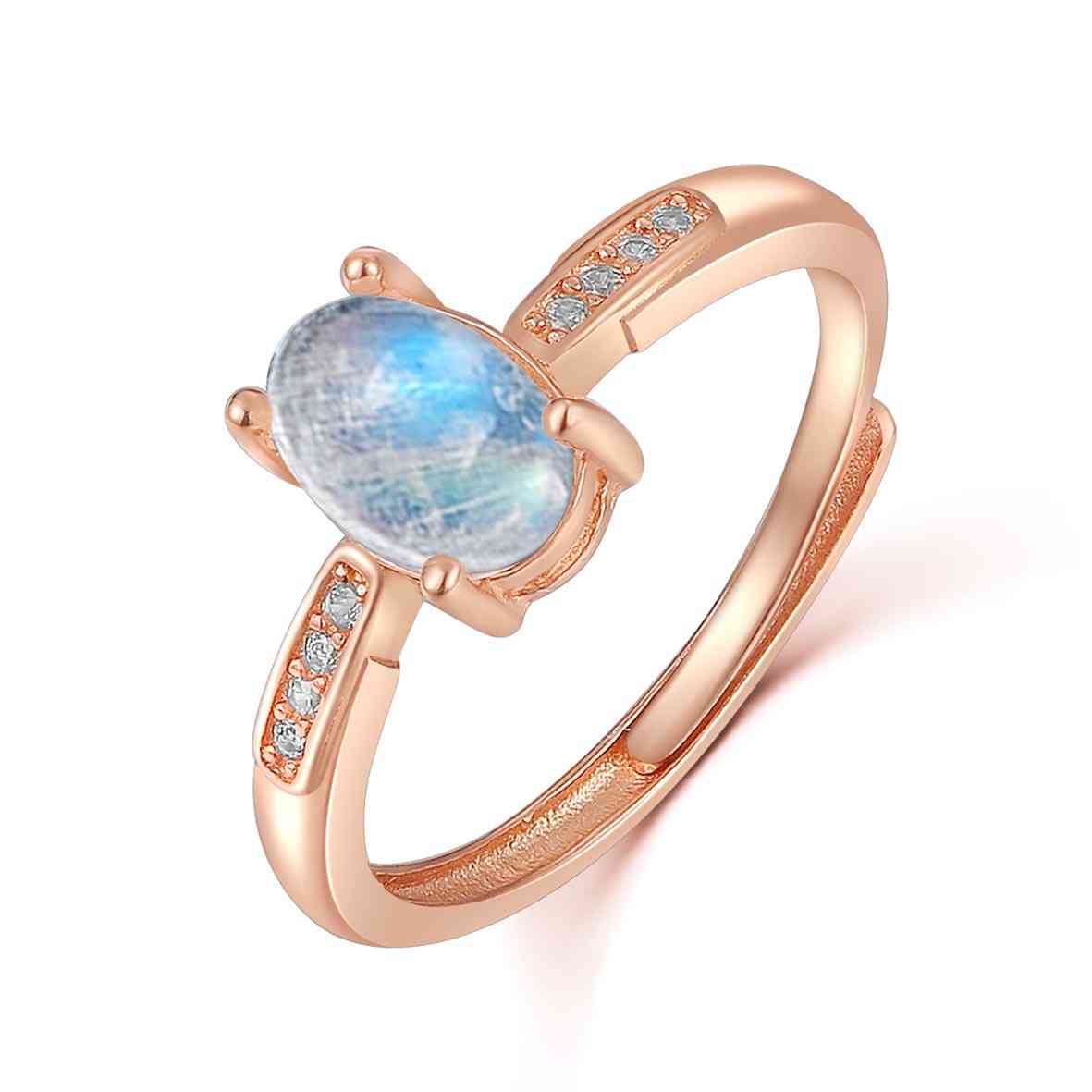 Rose Gold Plated in solid 925 sterling silver jewelry Oval 1.25ct Rainbow moonstone rings wholesale price bulk ring suppliers 210524
Rose Gold Plated in solid 925 sterling silver jewelry Oval 1.25ct Rainbow moonstone rings wholesale price bulk ring suppliers 210524