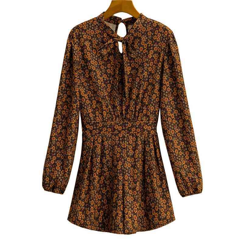 Summer Women Sexy Playsuits Deep V-neck Printed Female Long Sleeve High Quality A-Line Size 210524, Brown
Summer Women Sexy Playsuits Deep V-neck Printed Female Long Sleeve High Quality A-Line Size 210524, Brown
