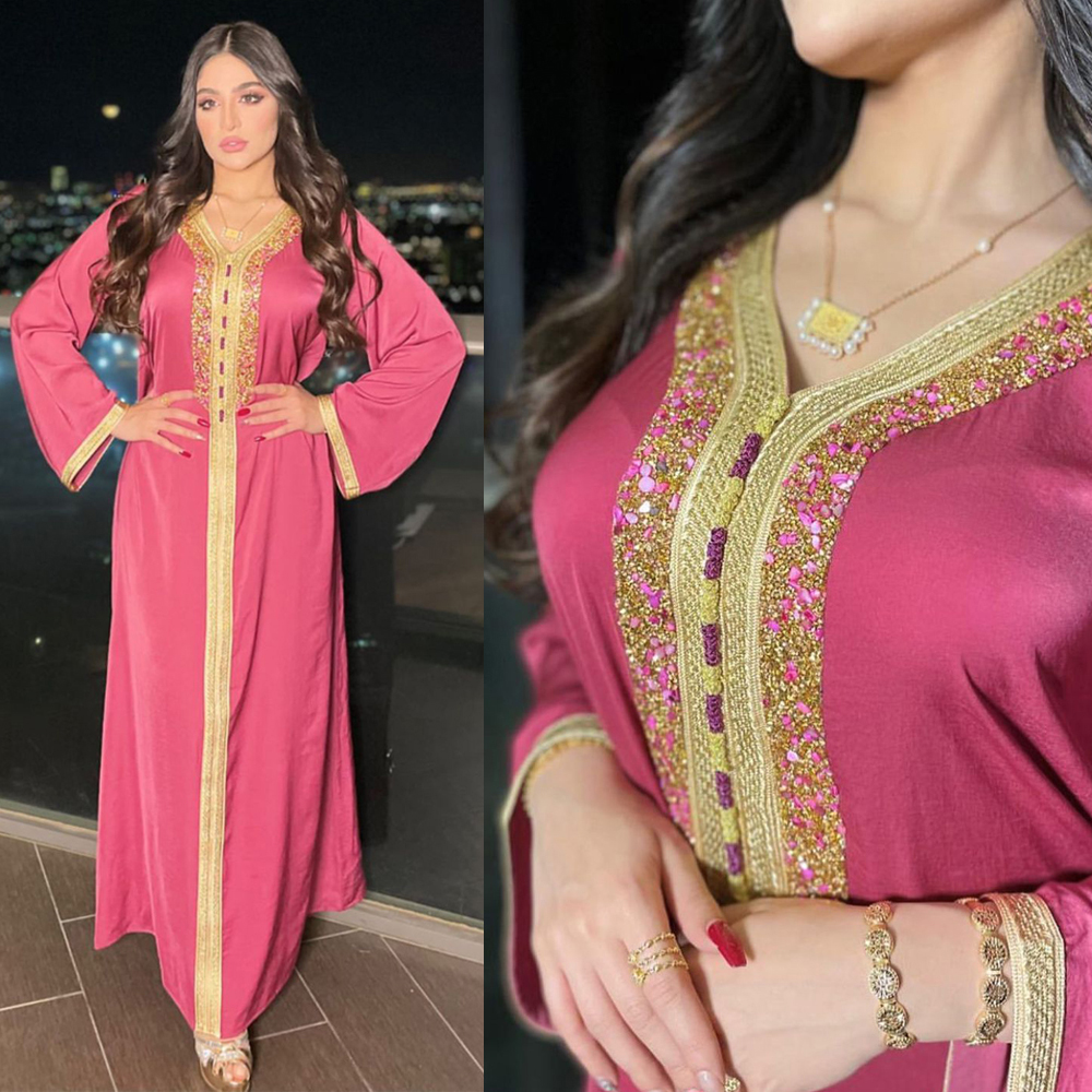 2021eid abaya dubai turkish islamic clothing kaftan long dresses for muslim women evening gowns malaysia elegant flannel dresses, Red
2021eid abaya dubai turkish islamic clothing kaftan long dresses for muslim women evening gowns malaysia elegant flannel dresses, Red