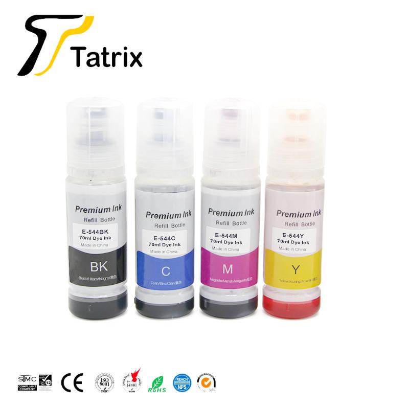 Tatrix Quality Refill Ink 544 T544 Premium Color Compatible Water Based Bottle Bulk For EcoTank L3110 L3150 Kits
Tatrix Quality Refill Ink 544 T544 Premium Color Compatible Water Based Bottle Bulk For EcoTank L3110 L3150 Kits