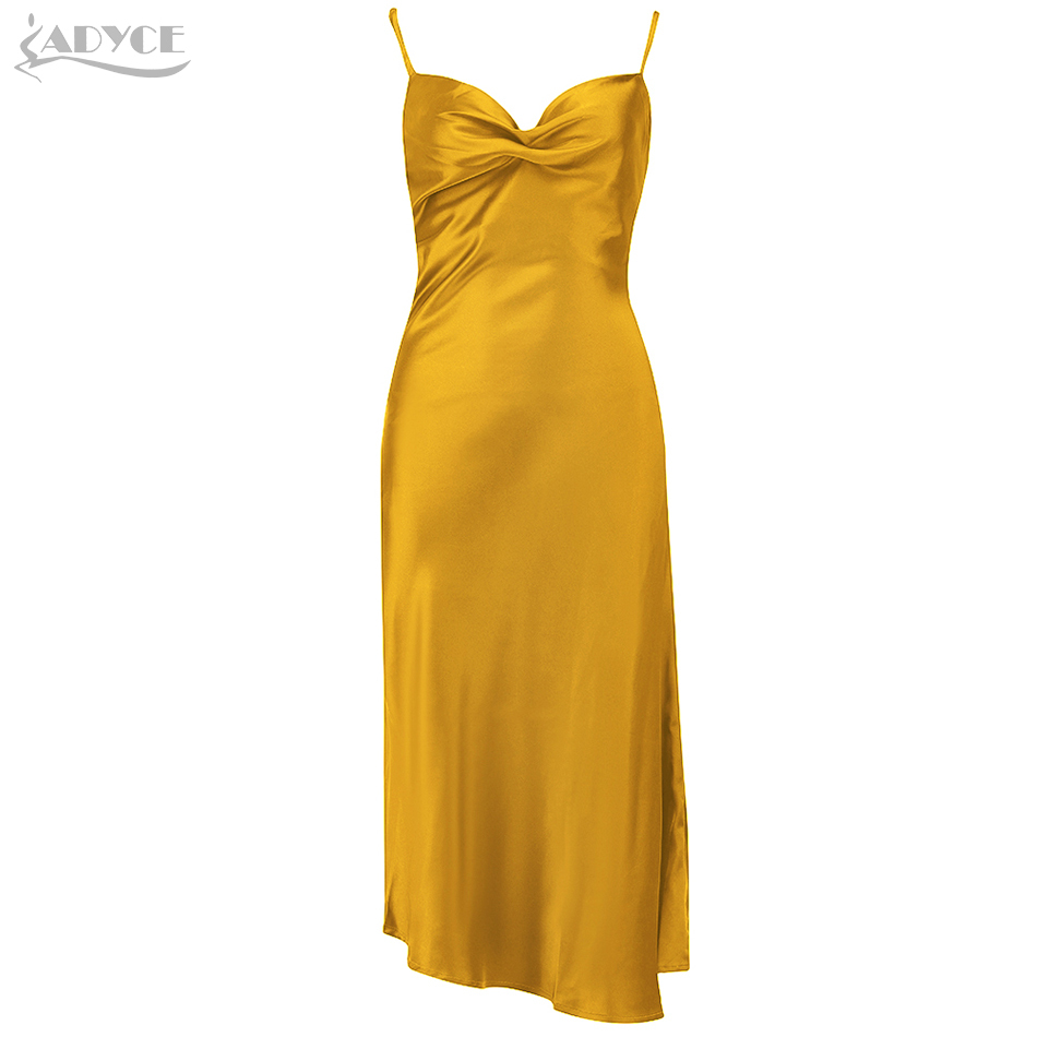 Summer Women Green Spaghetti Strap Midi Club Party Dress Sexy Sleeveless Elegant Celebrity Evening Runway Dresses 210423