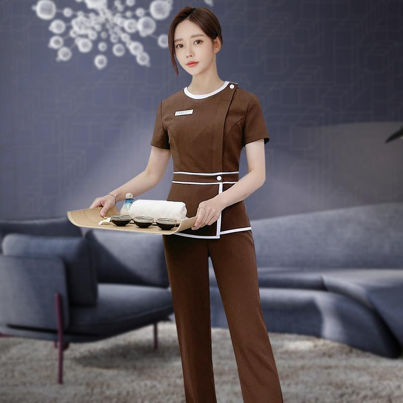 Women' Two Piece Pants Sauna Foot Bath Tops And Working Suits Spa Massage Female 2 Pieces Workwear Beauty Salon Women Work Uniforms Sets, Color 1
Women' Two Piece Pants Sauna Foot Bath Tops And Working Suits Spa Massage Female 2 Pieces Workwear Beauty Salon Women Work Uniforms Sets, Color 1