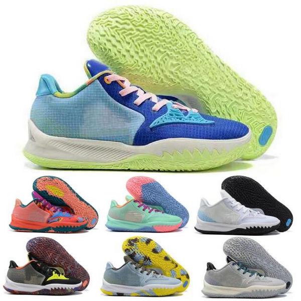 Kyries 4 Men Basketball Shoes Low Top Cut Keep Sue Fresh IV Black EP Sport High Quality 2021 Man Women Classic Trainers Sneakers Size 36-46
Kyries 4 Men Basketball Shoes Low Top Cut Keep Sue Fresh IV Black EP Sport High Quality 2021 Man Women Classic Trainers Sneakers Size 36-46